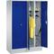 Garment locker with doors opening towards each other H1850 X D500 mm